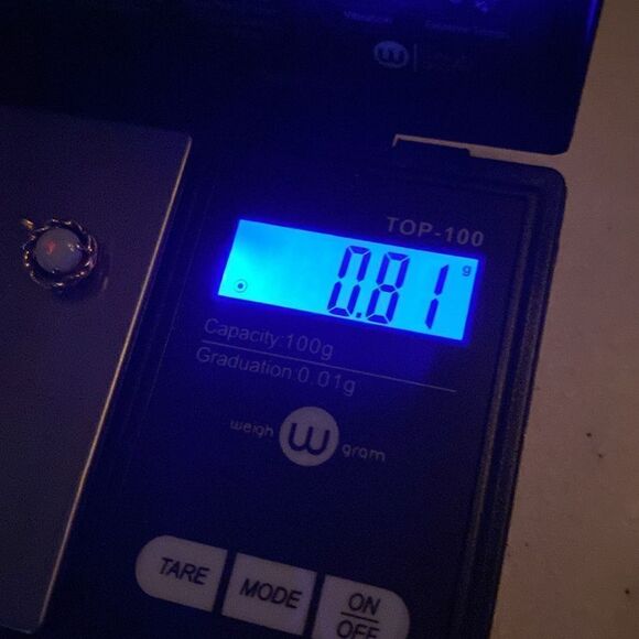 Unmarked gold pendant with opal - Picture 6 of 6